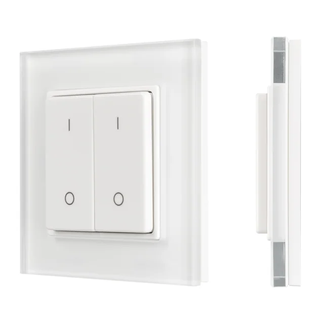 Панель SMART-P47-DIM-G-SUF (3V, 2 зоны, Knob, 2.4G) (Arlight, Пластик), артикул 032984