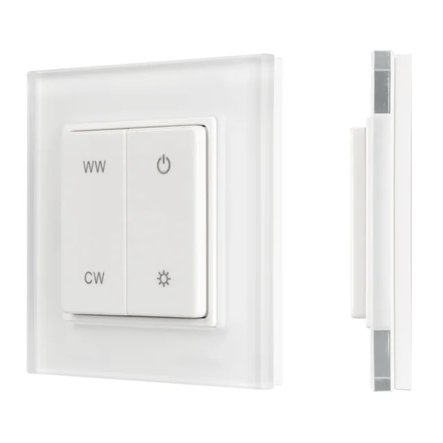Панель SMART-P49-MIX-G-SUF (3V, 1 зона, Knob, 2.4G) (Arlight, Пластик), артикул 032985