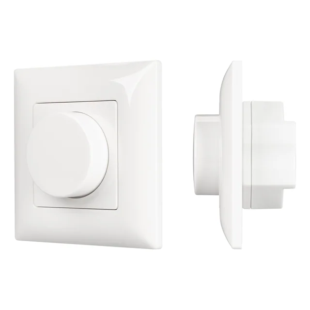 Панель SMART-P14-DIM-P-IN White (230V, 1.5A, 0/1-10V, Rotary, 2.4G) (Arlight, IP20 Пластик, 5 лет), артикул 033010