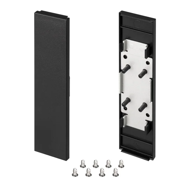 Заглушка SL-LINE-25100-DUAL BLACK глухая (Arlight, Пластик), артикул 033038