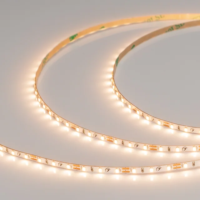 Лента MICROLED-M120-3.5mm 12V Warm3000 (8.3 W/m, IP20, 2216, 3m) (Arlight, узкая), артикул 033119