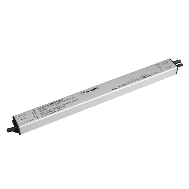 Блок питания ARPV-LG24160-LINEAR-PFC-DALI2-PD (24V, 6.7A, 160W) (Arlight, IP67 Металл, 5 лет), артикул 033429