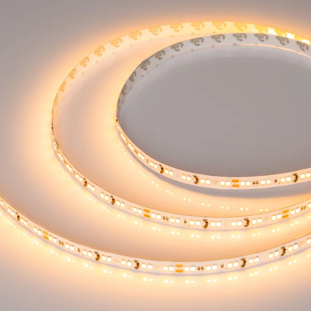 Лента RT-A168-10mm 24V Dim-To-Warm (14.4 W/m, IP20, 2835, 5m) (Arlight, Dim-To-Warm), артикул 033606