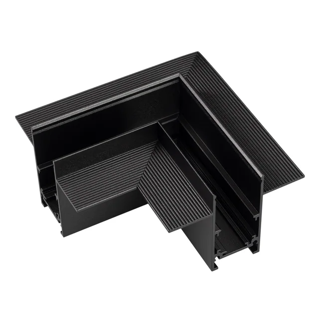 Коннектор угловой MAG-ORIENT-CON-2652-FDW-L90 (BK) (Arlight, IP20 Металл, 3 года), артикул 033639