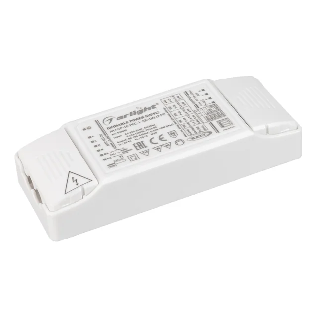 Блок питания ARJ-SP-10-PFC-1-10V-DALI2-PD (10W, 100-440mA) (Arlight, IP20 Пластик, 5 лет), артикул 033690