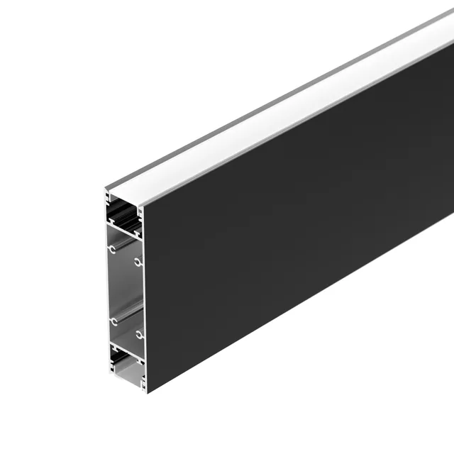 Профиль SL-LINE-25100-DUAL-2500 BLACK (Arlight, Алюминий), артикул 033735