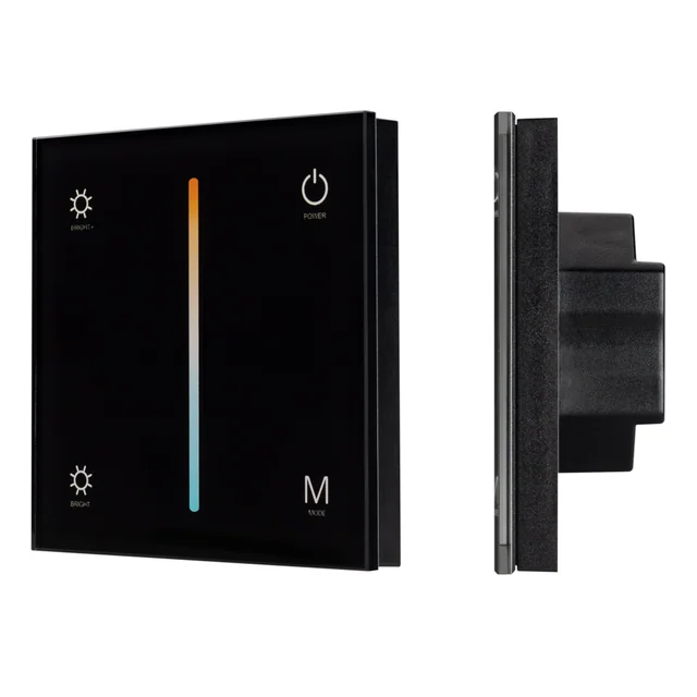 Панель SMART-P21-MIX-G-IN Black (12-24V, 4x3A, Sens, 2.4G) (Arlight, IP20 Пластик, 5 лет), артикул 033765
