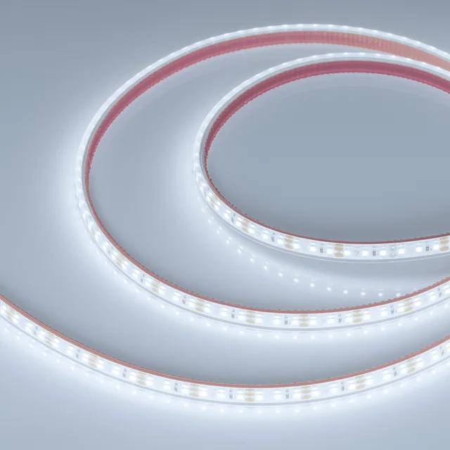 Лента герметичная RTW-PFS-A120-11mm 12V White6000 (9.6 W/m, IP68, 2835, 5m) (Arlight, 9.6 Вт/м, IP68), артикул 033784