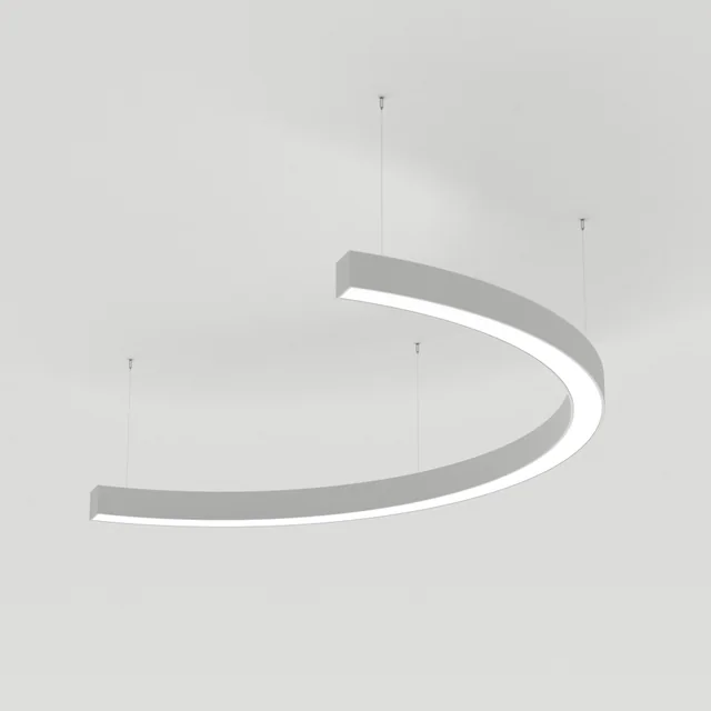 Светильник SP-LINE-HANG-ARC-C3535-D800-28W Warm3000 (WHITE, 230V) (Arlight, Металл), артикул 034017(2)