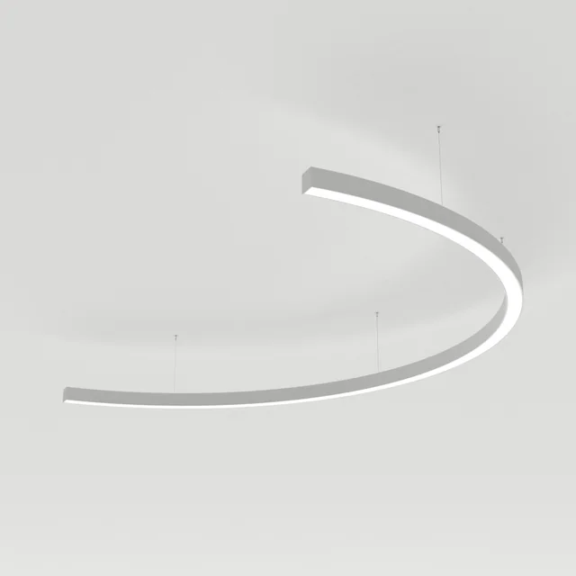 Светильник SP-LINE-HANG-ARC-C3535-D1500-53W Warm3000 (WHITE, 230V) (Arlight, Металл), артикул 034045(2)