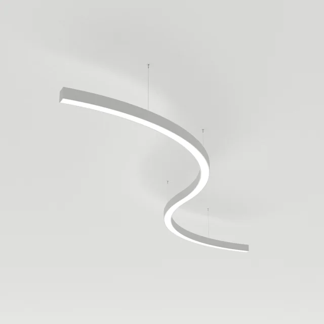 Светильник SP-LINE-HANG ARC-S3535-D1500-124W Day4000 (WHITE, 230V) (Arlight, Металл), артикул 034056(1)