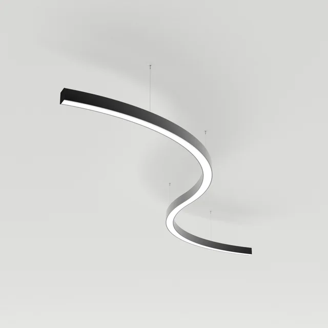 Светильник SP-LINE-HANG ARC-S3535-D1500-124W Day4000 (BLACK, 230V) (Arlight, Металл), артикул 034057(1)