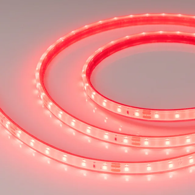 Лента герметичная RTW-PFS-A60-11mm 24V Red (4.8 W/m, IP68, 2835, 5m) (Arlight, -), артикул 034182