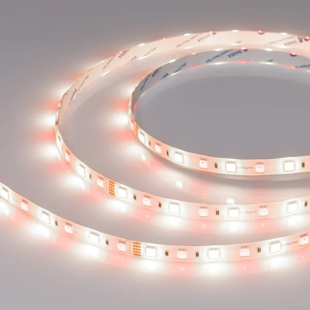 Лента RTW-SE-B60-10mm 24V RGBW-White (14.4 W/m, IP65, 5060, 5m) (Arlight, Открытый), артикул 034184