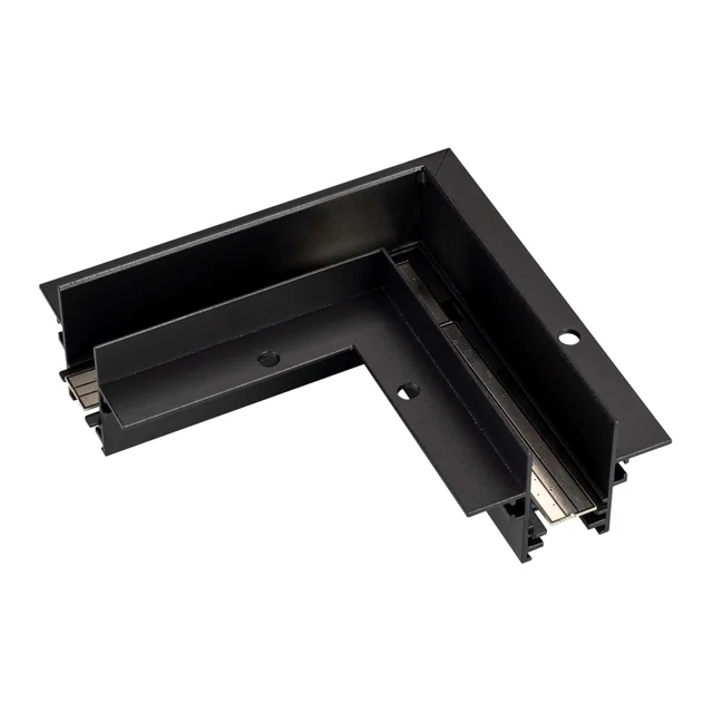 Коннектор угловой MAG-CON-2538-FDW-L90 (BK) (Arlight, IP20 Металл, 5 лет), артикул 034229