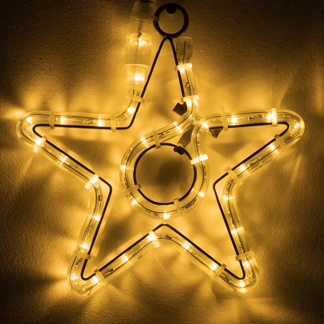 Фигура светодиодная ARD-STAR-M4-200x220-36LED Warm (230V, 2.5W) (Ardecoled, IP65, 1 год), артикул 034250