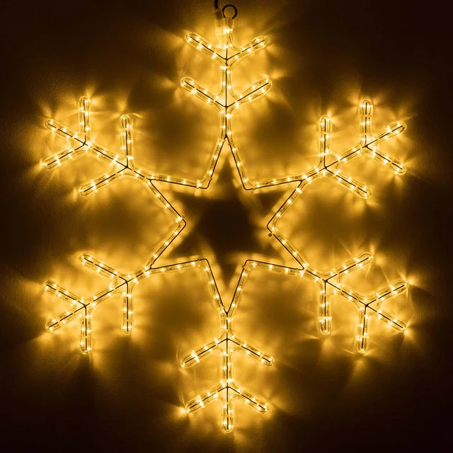 Фигура светодиодная ARD-SNOWFLAKE-M4-750x750-324LED Warm (230V, 18W) (Ardecoled, IP65, 1 год), артикул 034252