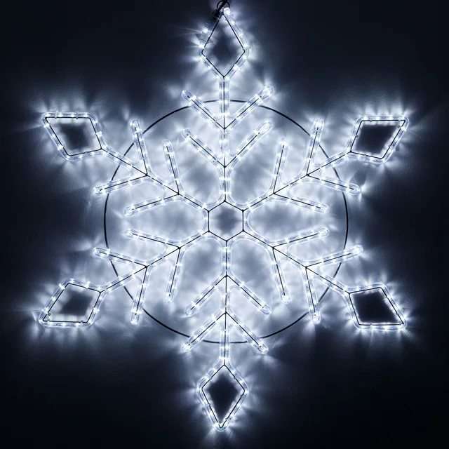 Фигура светодиодная ARD-SNOWFLAKE-M9-900x900-360LED White (230V, 22W) (Ardecoled, IP65, 1 год), артикул 034256