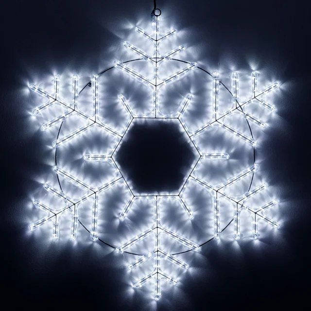 Фигура светодиодная ARD-SNOWFLAKE-M10-1000x900-504LED White (230V, 31W) (Ardecoled, IP65, 1 год), артикул 034258