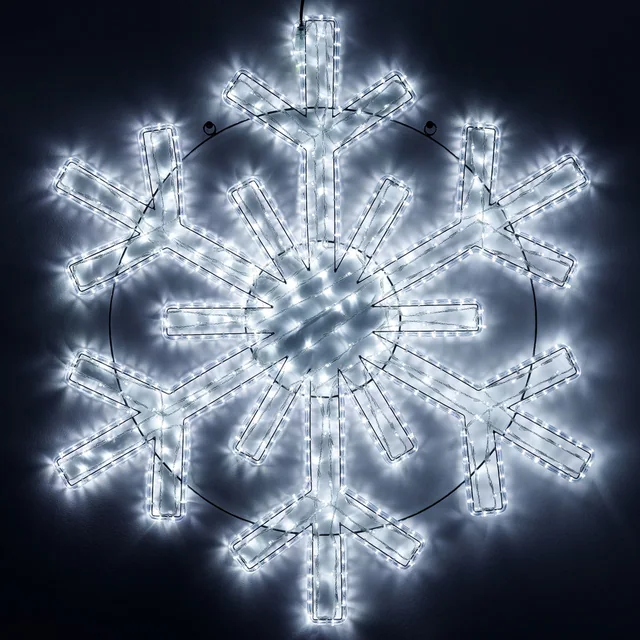 Фигура светодиодная ARD-SNOWFLAKE-M11-1250x1200-604LED White (230V, 36.5W) (Ardecoled, IP65, 1 год), артикул 034260