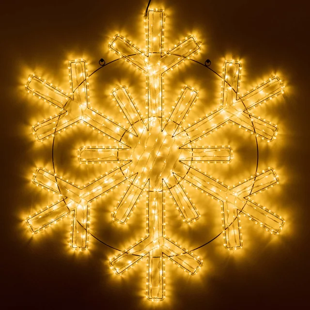 Фигура светодиодная ARD-SNOWFLAKE-M11-1250x1200-604LED Warm (230V, 36.5W) (Ardecoled, IP65, 1 год), артикул 034261