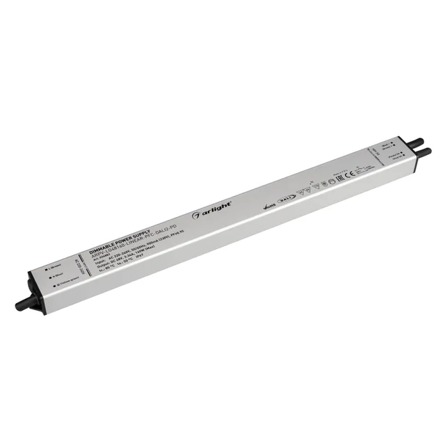 Блок питания ARPV-LG48160-LINEAR-PFC-DALI2-PD (48V, 3.34A, 160W) (Arlight, IP67 Металл, 5 лет), артикул 034883