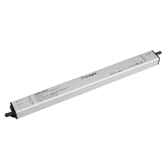 Блок питания ARPV-LG24160-LINEAR-PFC (24V, 6.7A, 160W) (Arlight, IP67 Металл, 5 лет), артикул 034890