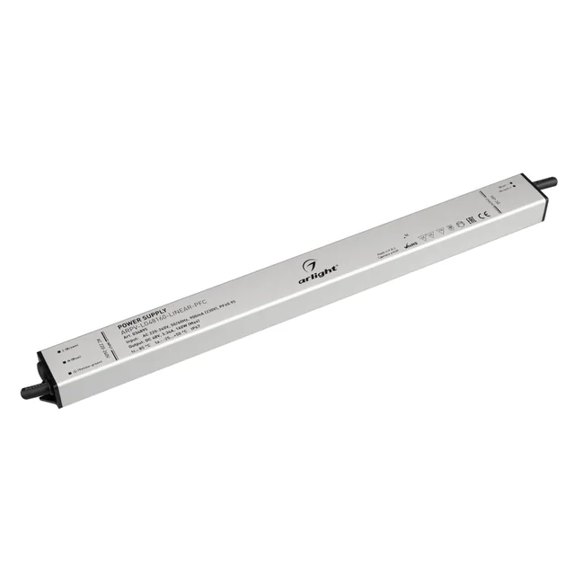 Блок питания ARPV-LG48160-LINEAR-PFC (48V, 3.34A, 160W) (Arlight, IP67 Металл, 5 лет), артикул 034895