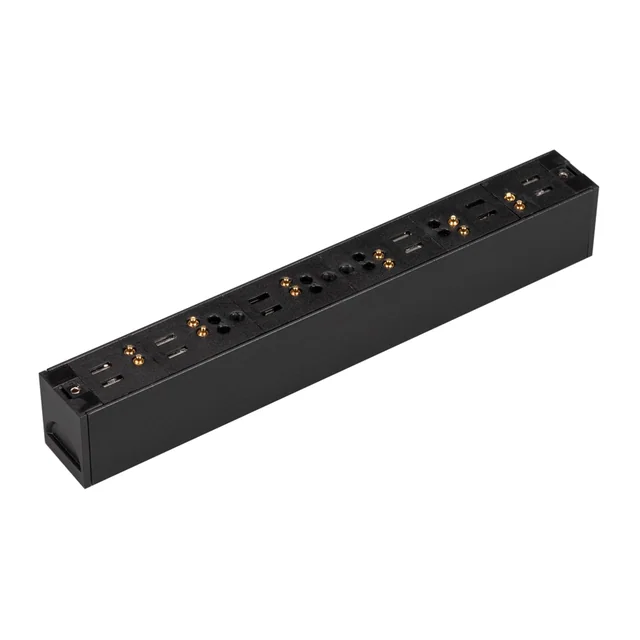 Коннектор прямой MAG-CON-25-I-POWER (BK) (Arlight, IP20 Пластик, 5 лет), артикул 035618