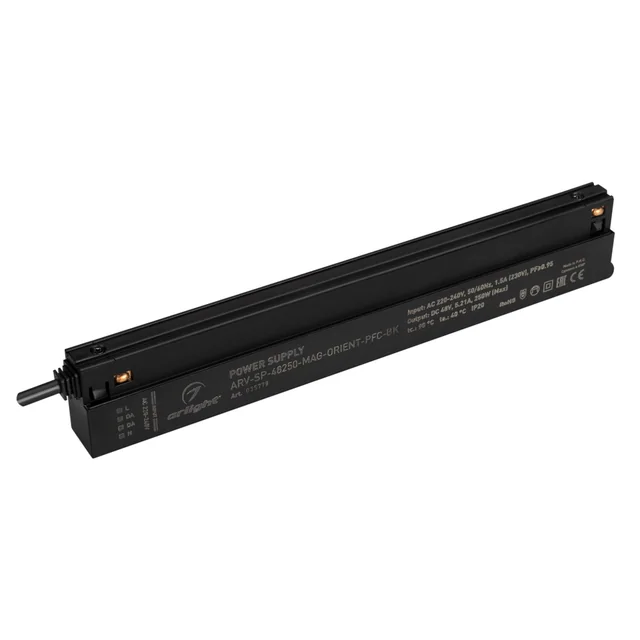 Блок питания ARV-SP-48250-MAG-ORIENT-PFC-BK (48V, 5.21A, 250W) (Arlight, IP20 Пластик, 5 лет), артикул 035779