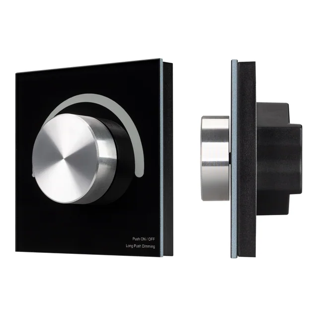 INTELLIGENT ARLIGHT Роторная панель SMART-1-10V-301-31-DIM-IN Black (24-48V, 2.4G) (IARL, IP20 Пластик, 5 лет), артикул 036243