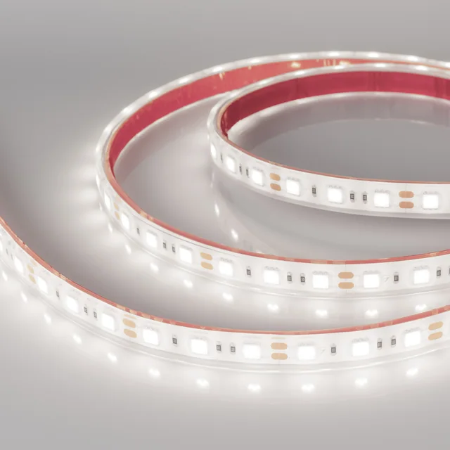 Лента герметичная RTW-PFS-B60-13mm 12V Day5000 (14.4 W/m, IP68, 5060, 5m) (Arlight, 14.4 Вт/м, IP68), артикул 036256