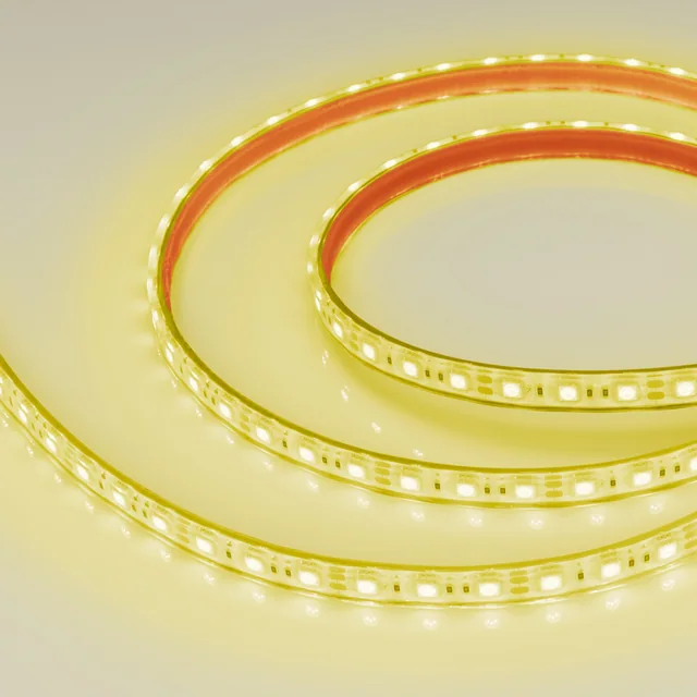 Лента герметичная RTW-PFS-B60-13mm 12V Yellow (14.4 W/m, IP68, 5060, 5m) (Arlight, 14.4 Вт/м, IP68), артикул 036291