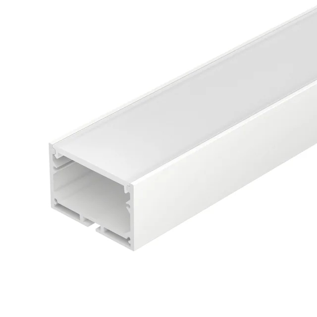 Профиль с экраном SL-LINE-4932-2500 WHITE+OPAL (Arlight, Алюминий), артикул 036304