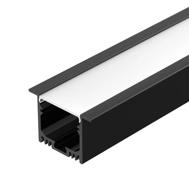 Профиль SL-LINIA49M-F-2000 BLACK (Arlight, Алюминий), артикул 036513