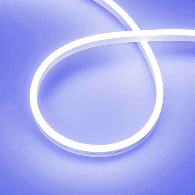 Лента герметичная AURORA-PS-A120-12x6mm 24V Blue (10 W/m, IP65, 2835, 5m) (Arlight, Силикон, 2 года), артикул 036679
