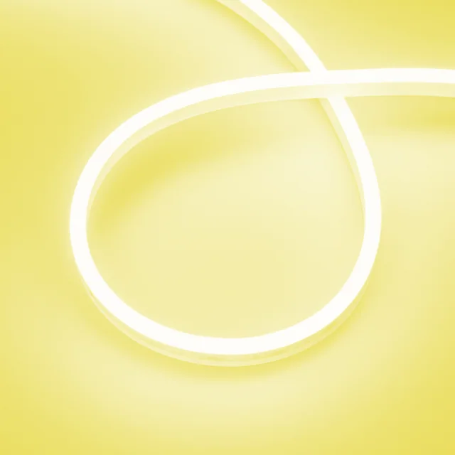 Лента герметичная AURORA-PS-A120-12x6mm 24V Yellow (10 W/m, IP65, 2835, 5m) (Arlight, Силикон, 2 года), артикул 036682