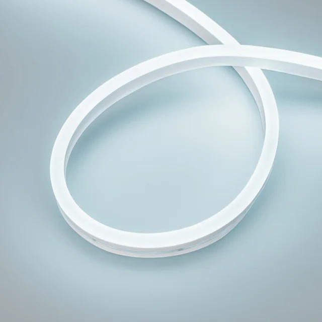 Лента герметичная AURORA-PS-A120-16x8mm 24V White6000 (10 W/m, IP65, 2835, 5m) (Arlight, Силикон, 2 года), артикул 036685