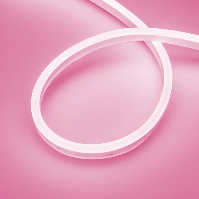 Лента герметичная AURORA-PS-A120-16x8mm 24V Pink (10 W/m, IP65, 2835, 5m) (Arlight, Силикон, 2 года), артикул 036689