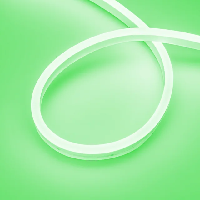 Лента герметичная AURORA-PS-A120-16x8mm 24V Green (10 W/m, IP65, 2835, 5m) (Arlight, Силикон, 2 года), артикул 036692