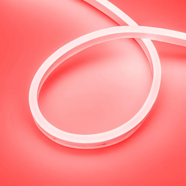 Лента герметичная AURORA-PS-A120-16x8mm 24V Red (10 W/m, IP65, 2835, 5m) (Arlight, Силикон, 2 года), артикул 036696