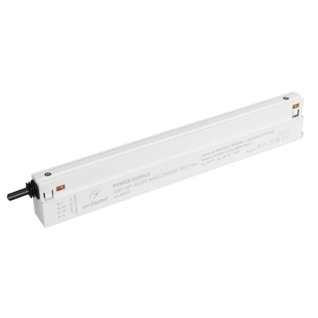 Блок питания ARV-SP-48250-MAG-ORIENT-PFC-WH (48V, 5.21A, 250W) (Arlight, IP20 Пластик, 5 лет), артикул 036702