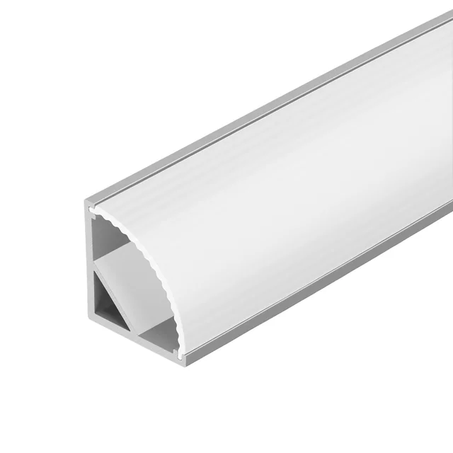 Профиль с экраном ARH-KANT-H16-2000 ANOD+OPAL (Arlight, Алюминий), артикул 036770