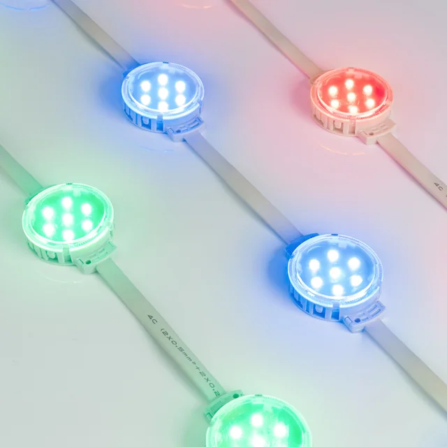 Модуль управляемый SPI-F7-D50 24V RGB-RAM-Auto (1.25W, IP68, 120 deg) (Arlight, Пластик, 3 года), артикул 036826