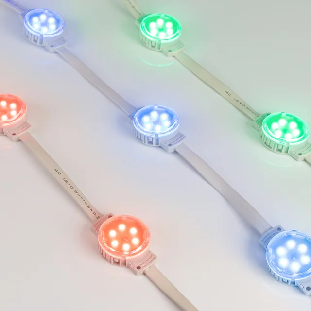Модуль управляемый SPI-F6-D40 24V RGB-RAM-Auto (1.25W, IP68, 120 deg) (Arlight, Пластик, 3 года), артикул 036828