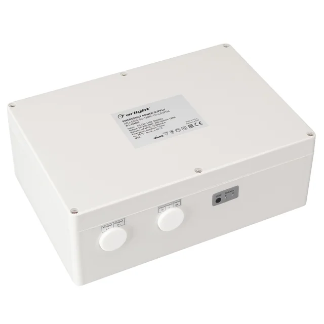 Блок аварийного питания ARJ-EMG-50-120W-1H-LiFePO4 (Arlight, IP65 Пластик, 3 года), артикул 036852