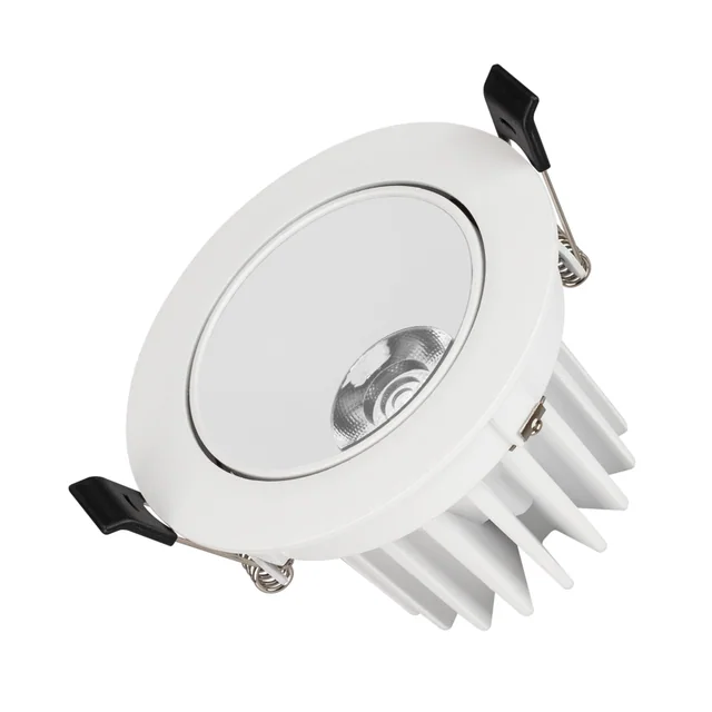 Светильник MS-FORECAST-BUILT-TURN-R102-12W Warm3000 (WH-WH, 32 deg, 230V) (Arlight, IP20 Металл, 5 лет), артикул 037188(1)