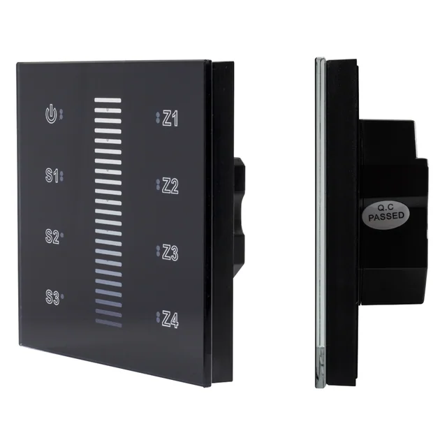 INTELLIGENT ARLIGHT Сенсорная панель DALI-901-11-ADDR-3SC-DIM-DT6-IN Black (BUS) (IARL, IP20 Пластик, 3 года), артикул 037189