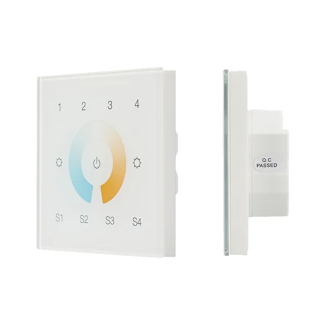 INTELLIGENT ARLIGHT Сенсорная панель DALI-901-11-4G-4SC-MIX-DT8-IN White (BUS/230V) (IARL, IP20 Пластик, 3 года), артикул 037198