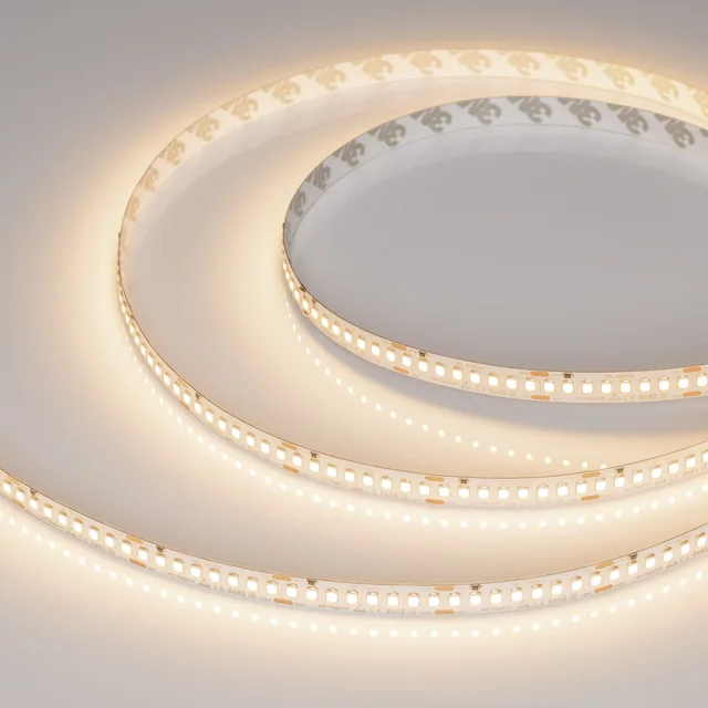 Лента UL-A200-10mm 24V Warm3000 (20 W/m, IP20, 2835, 5m) (Arlight, высок.эфф.150 лм/Вт), артикул 037224